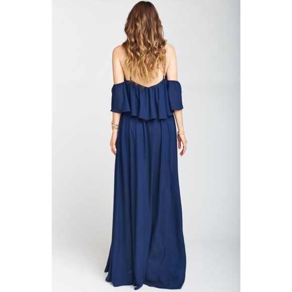 Show Me Your Mumu Rebecca Off-the-Shoulder Chiffon - Picture 2 of 6